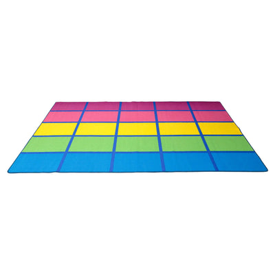 Rainbow Block Rug