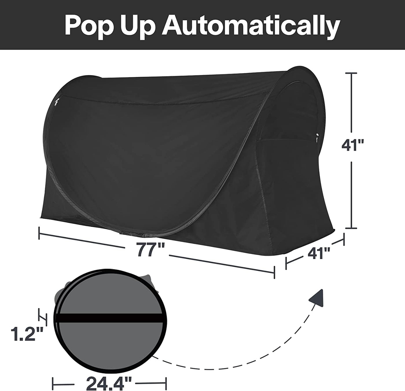 CANOPY POP UP BED TENT with  GENIO WI-FI NEBULA PROJECTOR - Combo