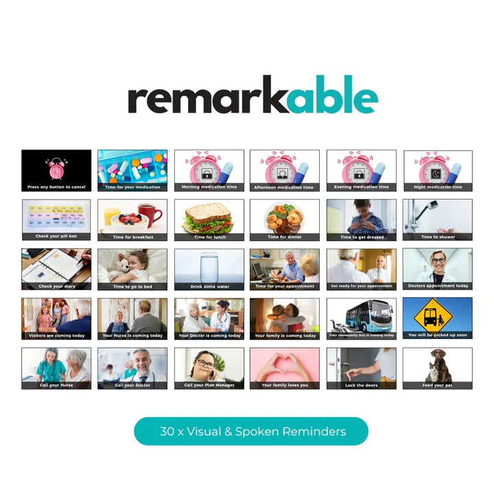 Remind Time RemarkAble Customisable Reminder Clock – Dzsensory