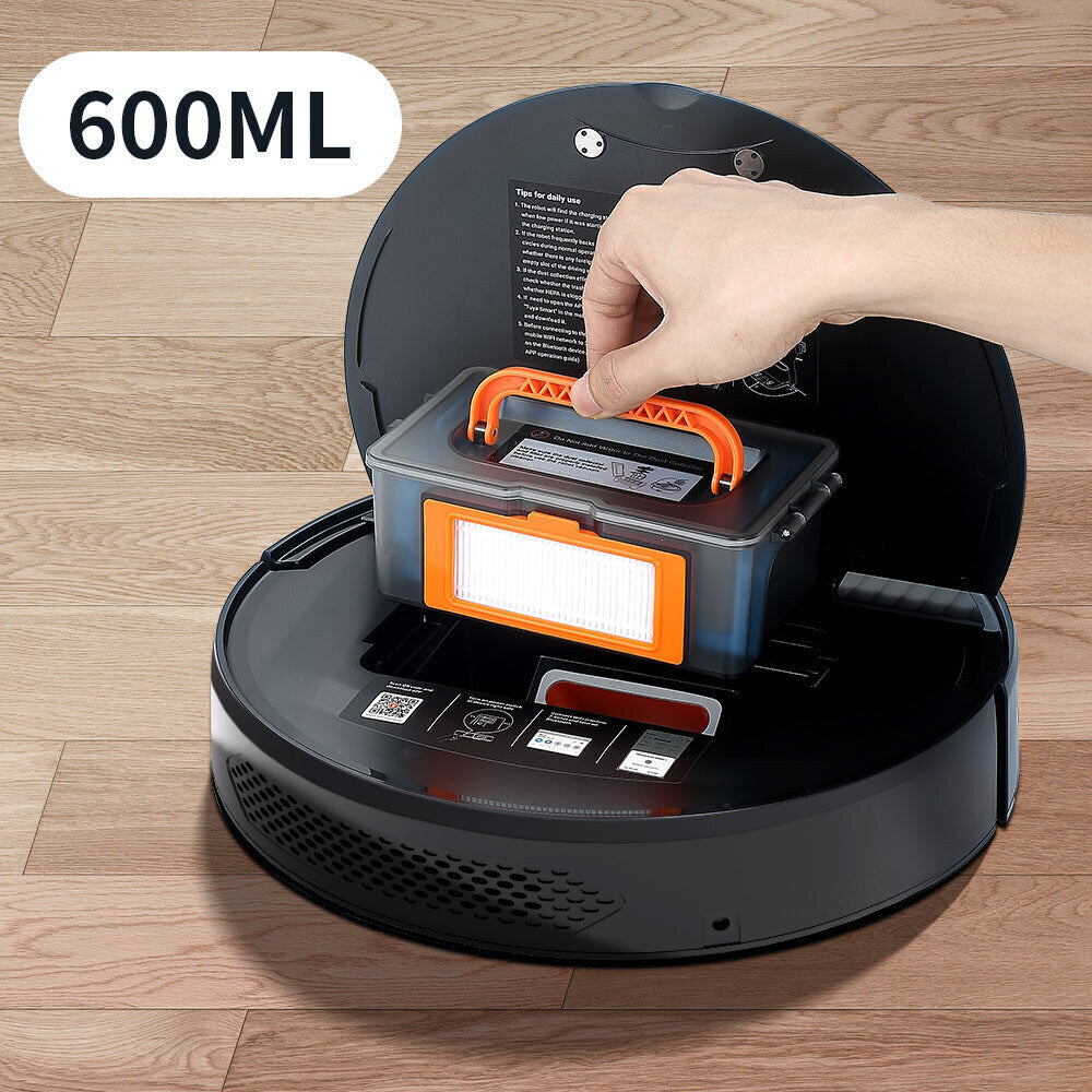 4400mAh Robot Vacuum & Mop with Anti-collision and Anti-fall Sensor