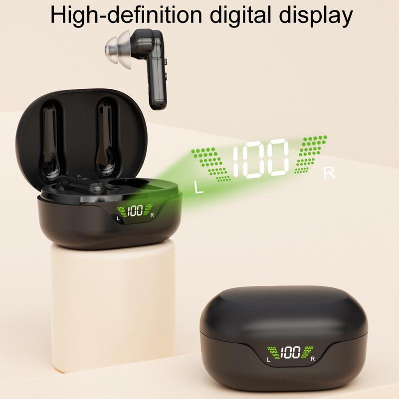 Rechargeable In Ear Hearing Amplifier Elderly Sound Amplifier Black