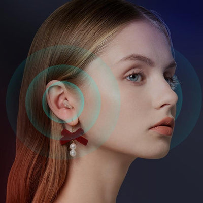 Digital Hearing Amplifier With Display & Charging - Skin Colour