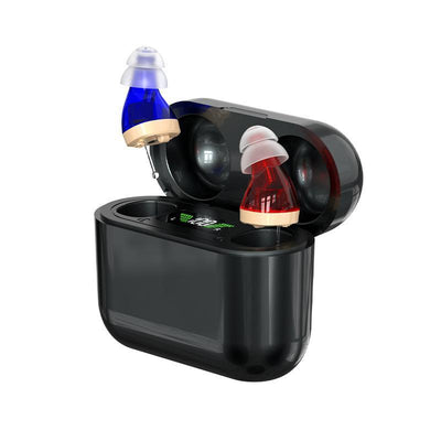 Digital Hearing Amplifier With Display & Charging - Skin Colour