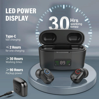 Digital Display In Ear Hearing Amplifier Earphone - Complexion