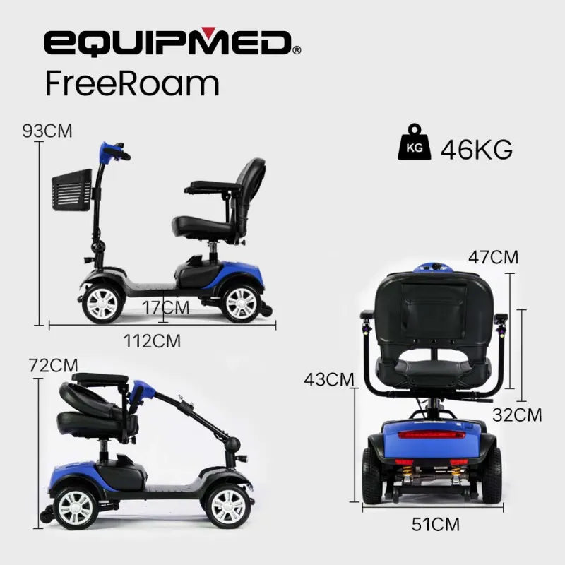 FreeRoam Electric Motorised Mobility Scooter