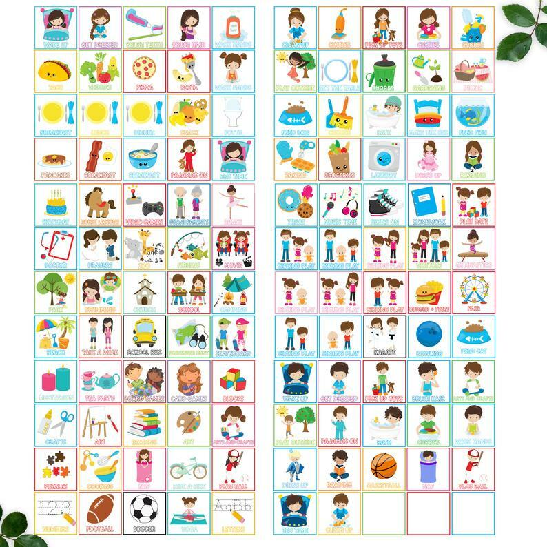 Printable Routine Chart For Kids - PRINTED