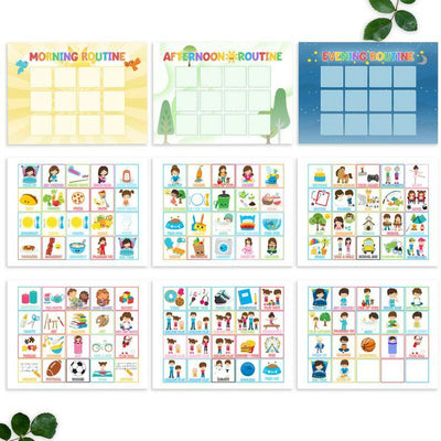 Printable Routine Chart For Kids - PRINTED