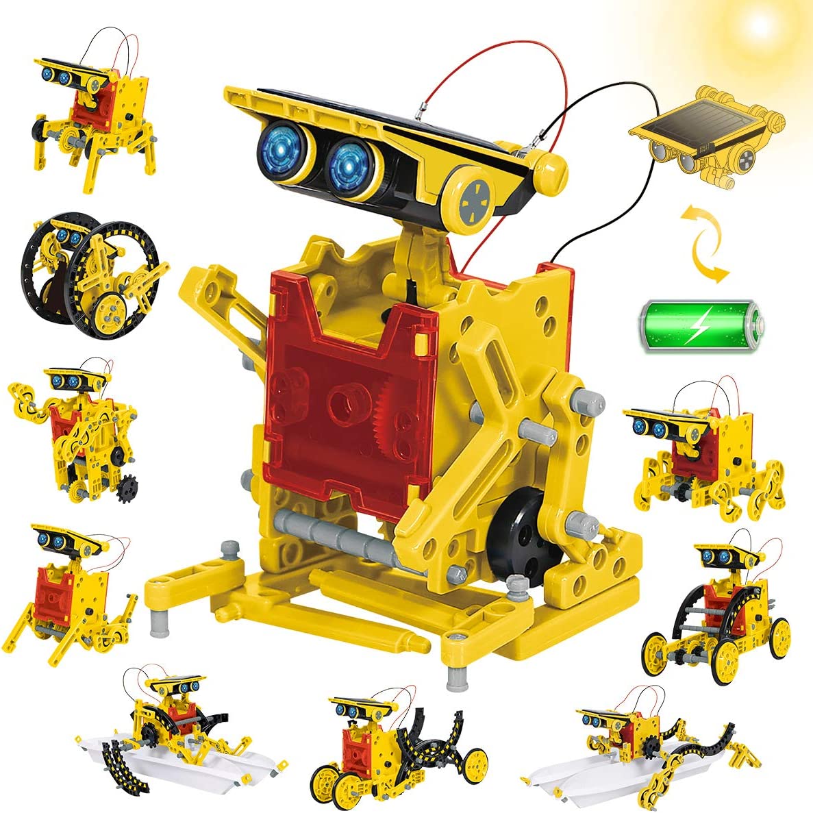 REMOKING Educational Solar Robot Kit