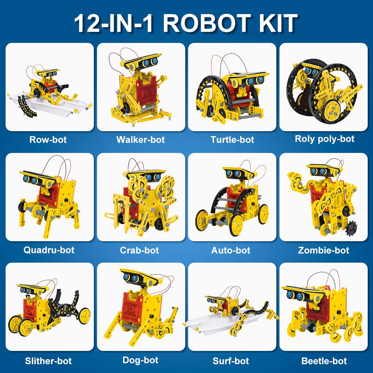 REMOKING Educational Solar Robot Kit