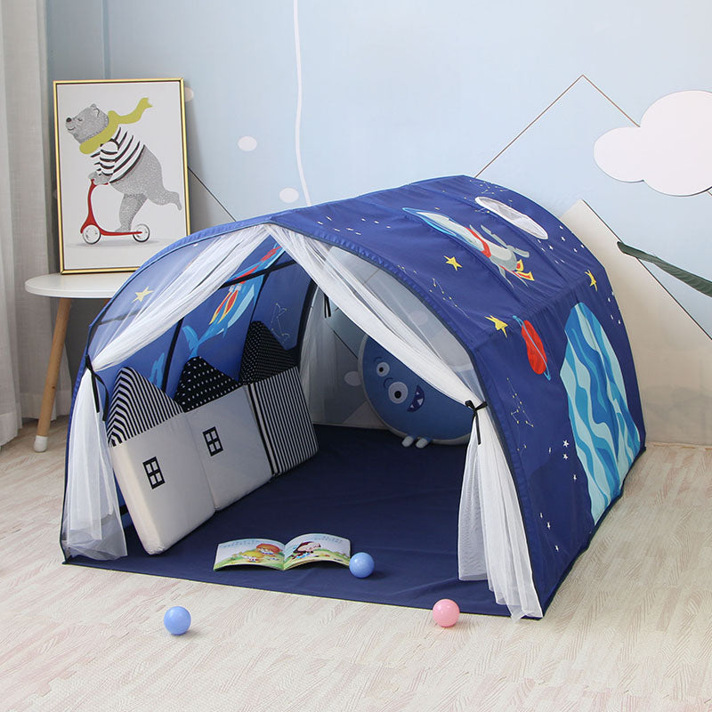 Sensory Ocean Kids Bed Tent Blue King Single Dzign Solutions Sensory Store