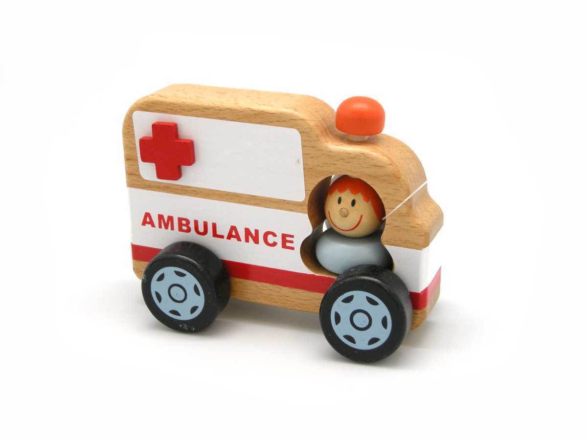 WOODEN AMBULANCE