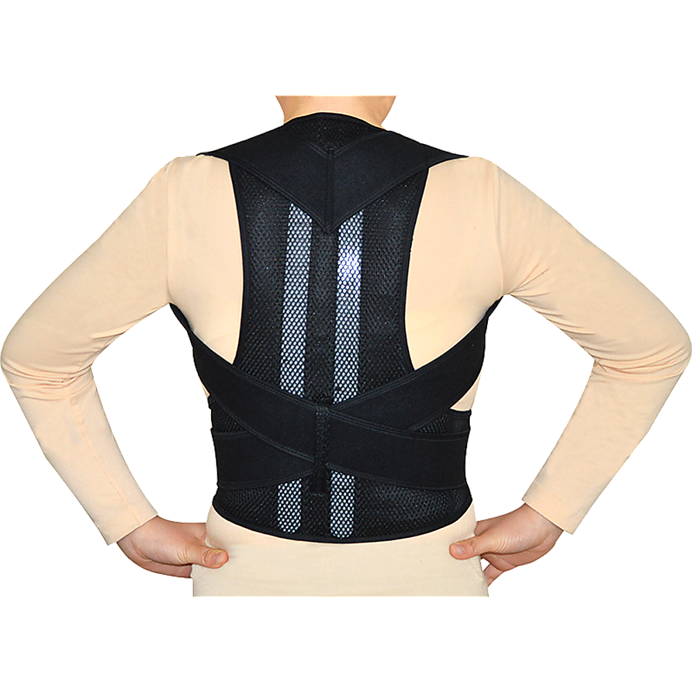 Lower Back Brace Unisex Posture Corrector Lumbar Support - Medium