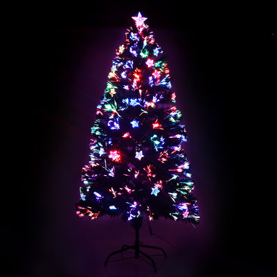 Jingle Jollys Christmas Tree 1.2M LED Xmas trees with Lights Multi Colour