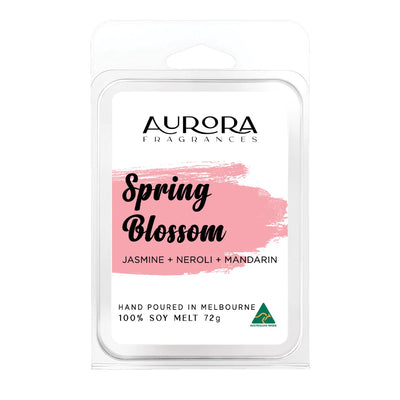 Aurora Spring Blossom Soy Wax Melts Australian Made 72g 5 Pack